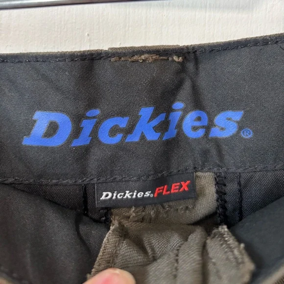 Dickies Flex Straight Pants Size 28 Mens Cargo Dark Olive Green Straight - Picture 5 of 11